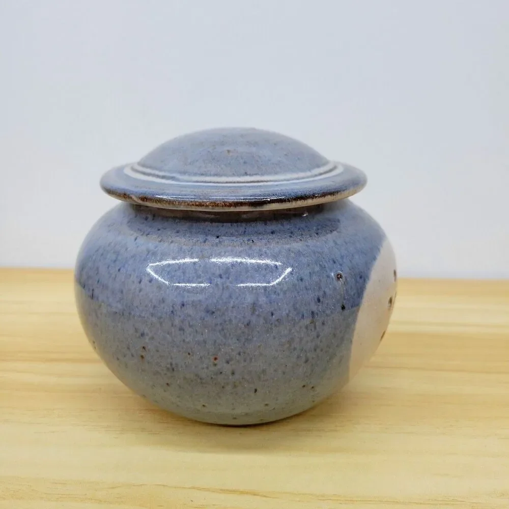 Barbara Sanders Pottery Garlic Keeper • Handmade in High Point, NC